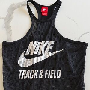 Nike Black Mesh Tank Top